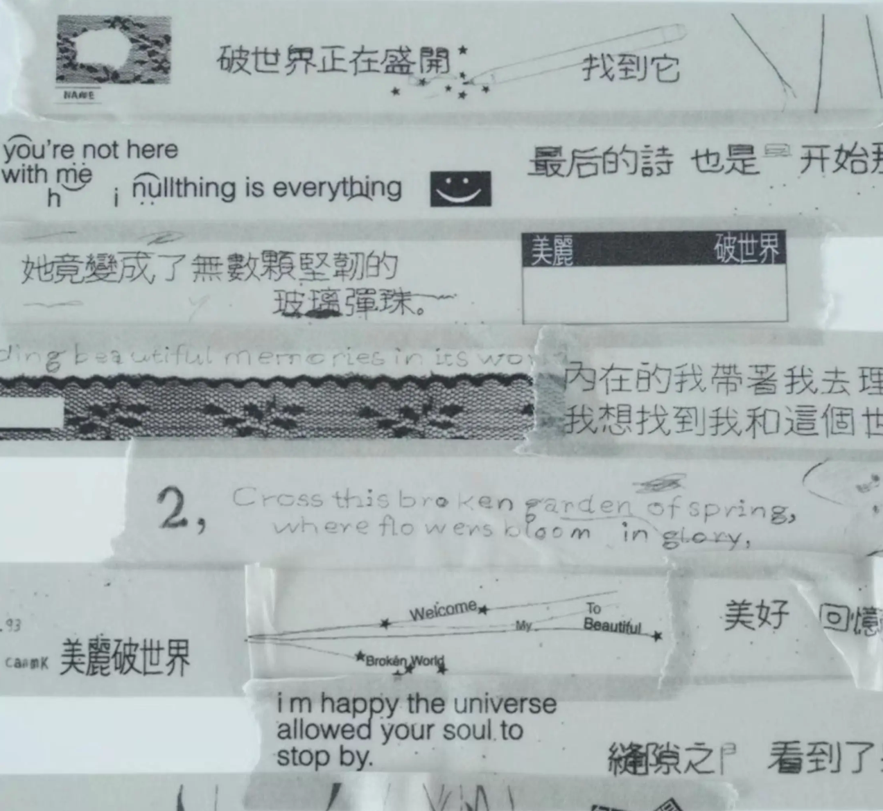 Nullthing · Broken World Manuscript(100cm)