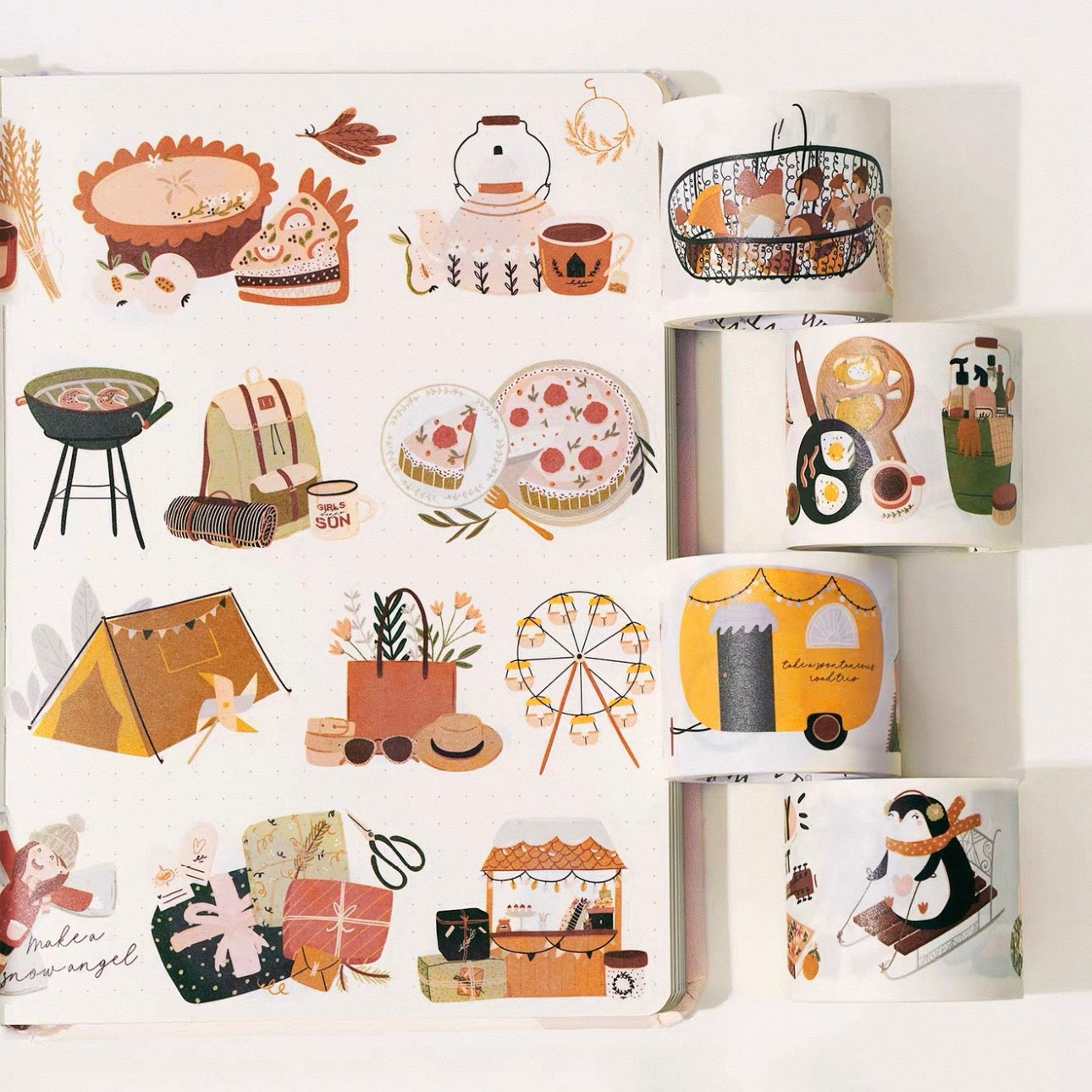 The Washi Tape Shop – Jeu des Quatre Saisons (Lot de 4)