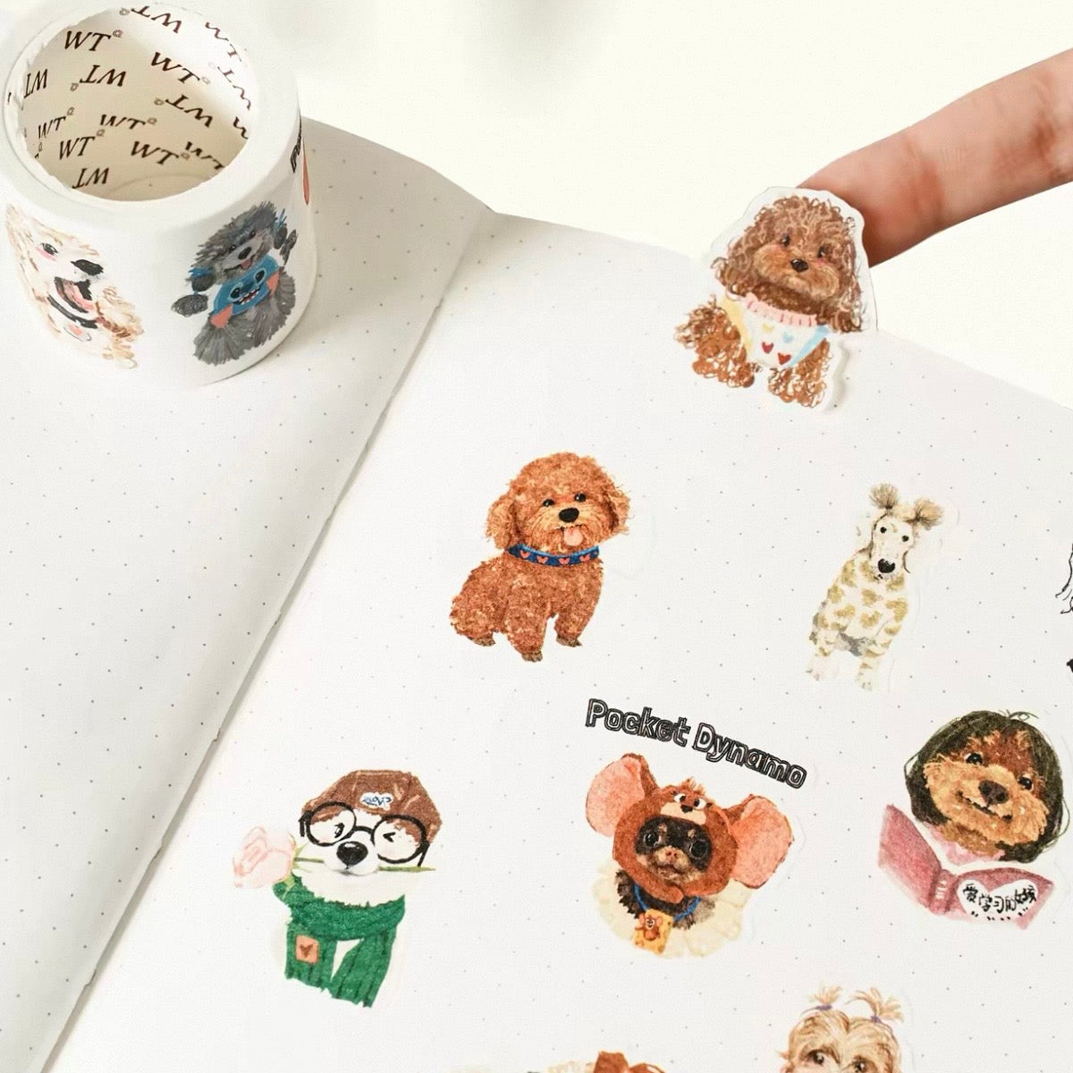 The Washi Tape Shop – WOOF!WOOF!! (Lot de 4)