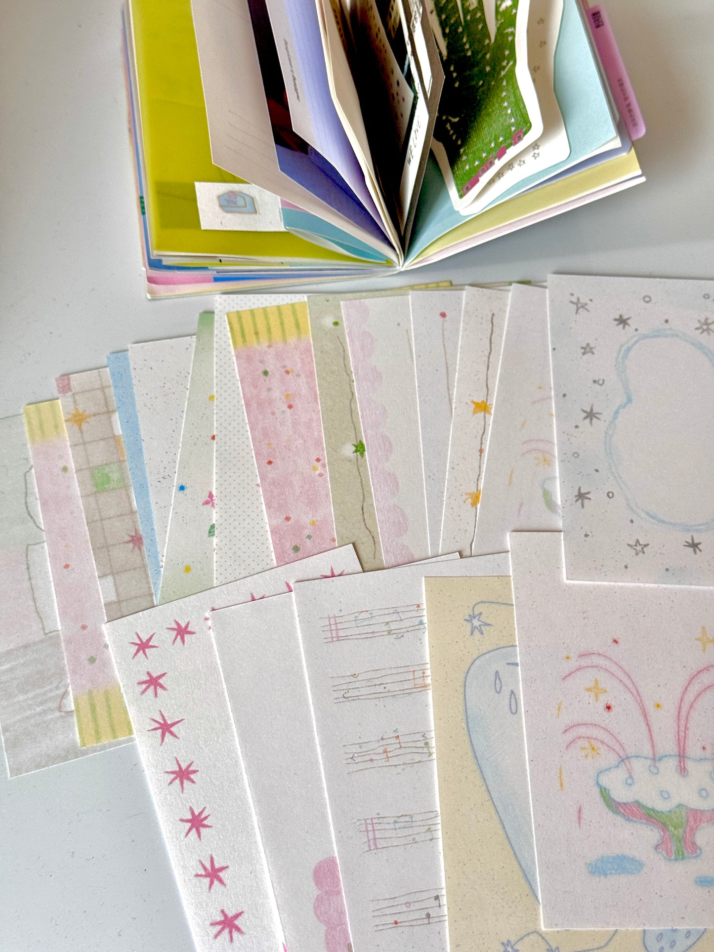 Ada‘s Pick-Sea Salt Notepad (A7 Journal Inserts)