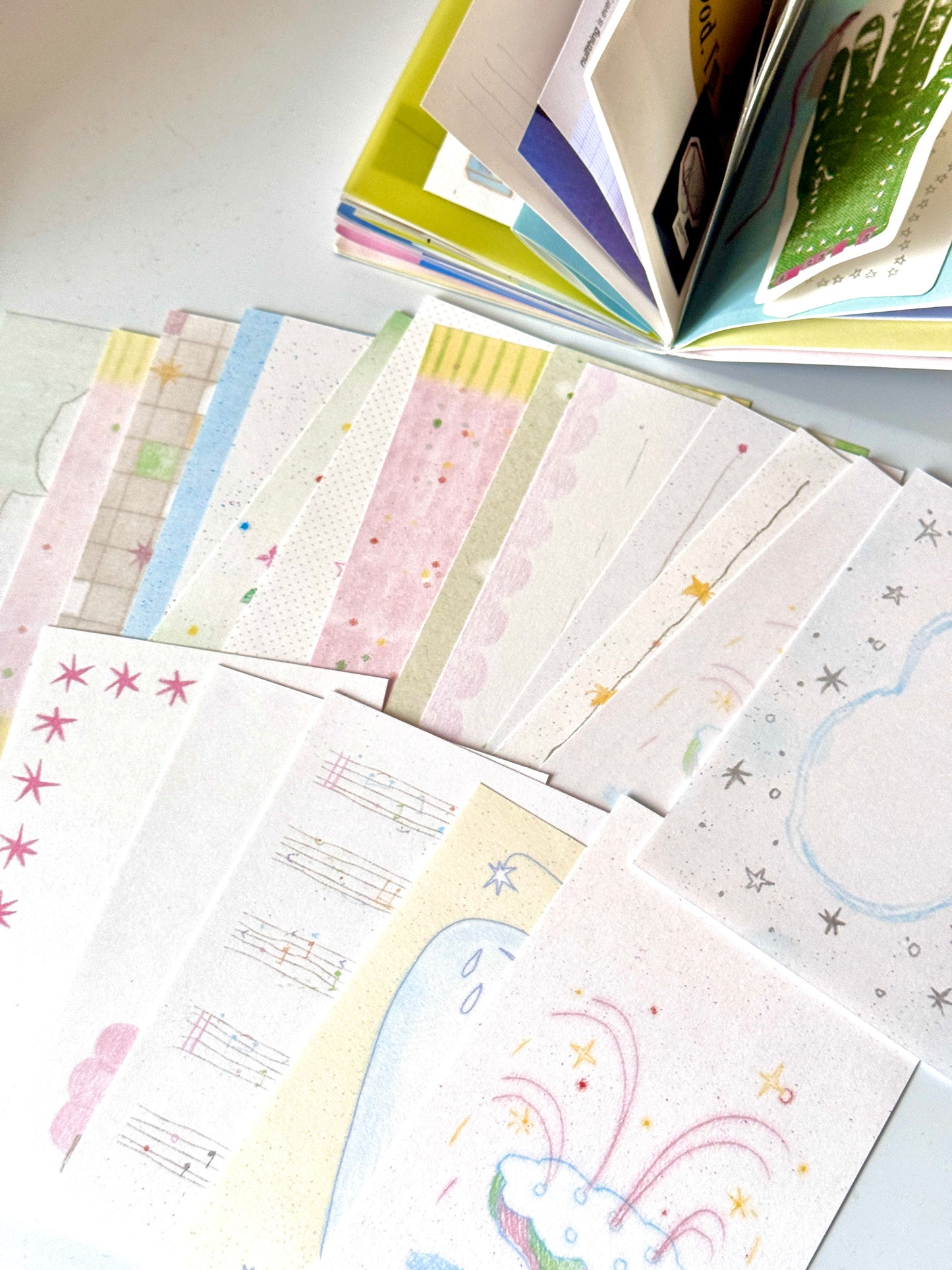 Ada‘s Pick-Sea Salt Notepad (A7 Journal Inserts)