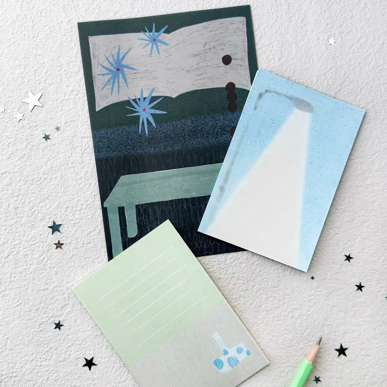 Ada‘s Pick-Sea Salt Notepad (A7 Journal Inserts)