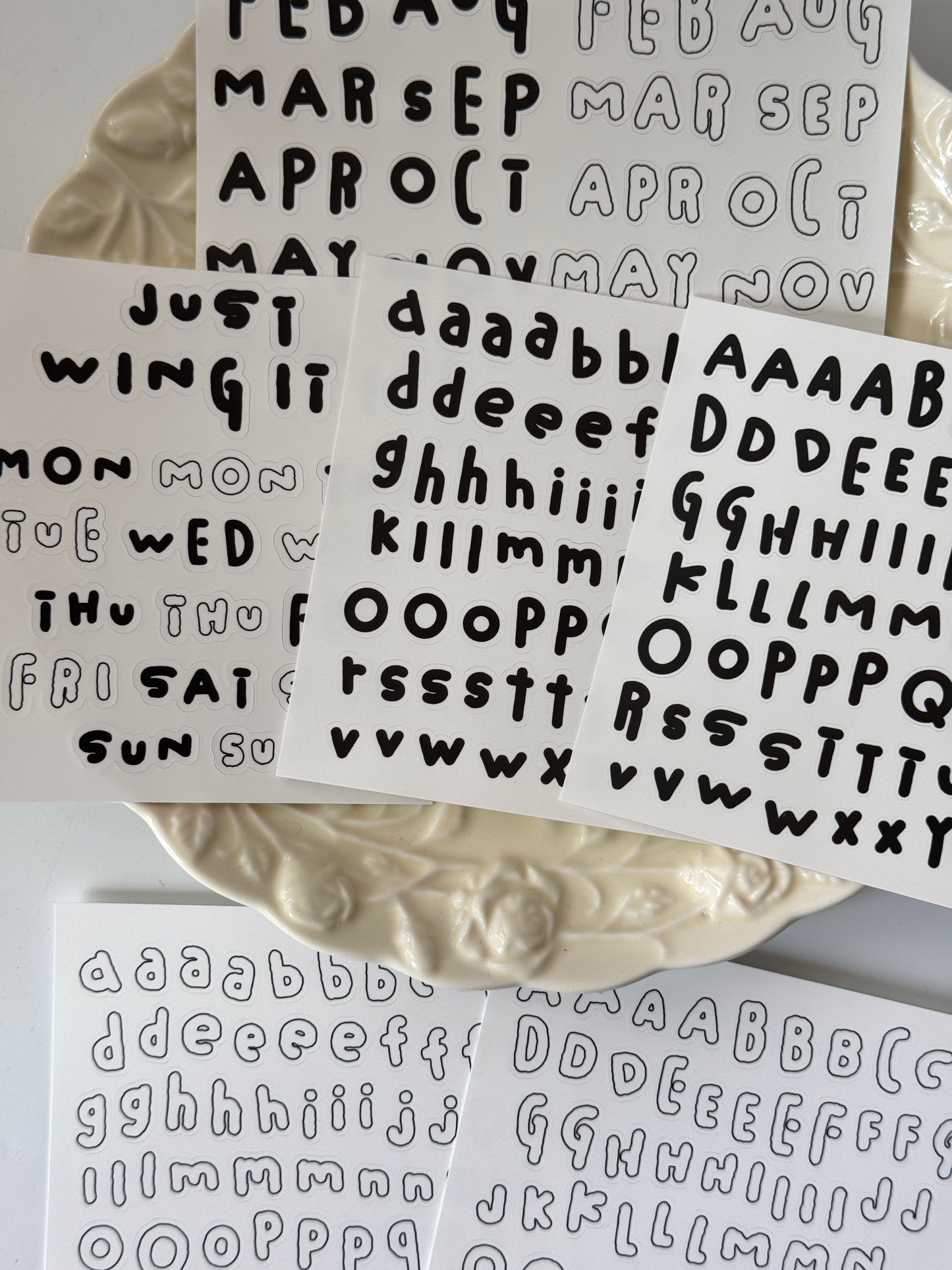 Ada‘s Pick-Alphabet Stickers Set