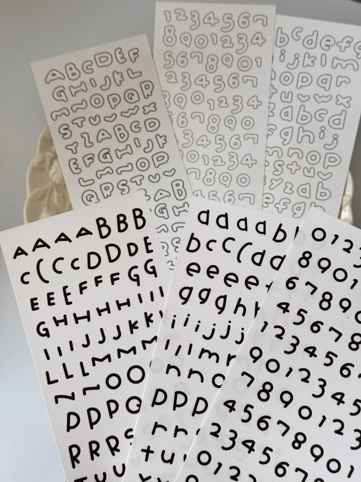 Ada‘s Pick-Alphabet &Numbers Stickers Set